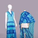 LA MENDOLA MAXI DRESS &amp; MATCHING CAPE, ROME, 1970s