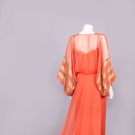 SILK CREPE &amp; LAME' BOUDOIR GOWN, c. 1930