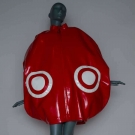 CARDIN ICONIC SATELLITE CAPE, PARIS, 1967