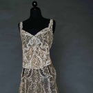 POINT DE GAZ EVENING GOWN, WORN IN 1933